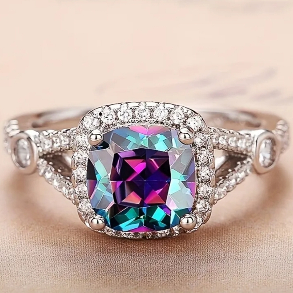 Multicolor Gemstone Ring. NWT